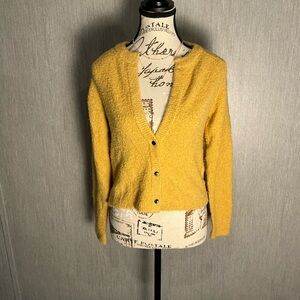 Chelsea & Violet Mustard Cardigan Size Medium